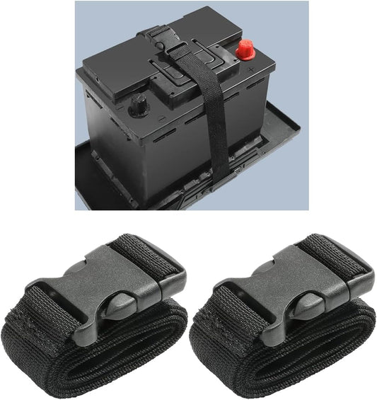 Battery Box Strap - Adjustable Buckle, Auto & Trailer Hold Down Strap - 2 PCS Pack (39 Inch, Quick Release) V1259-DP01-A-3828