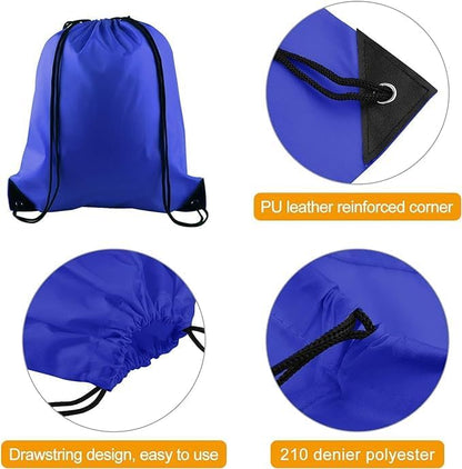 4Pcs Drawstring Backpack Bags Sports Cinch Sack String Backpack Storage Bags for Gym Traveling V1259-DP01-A-3835