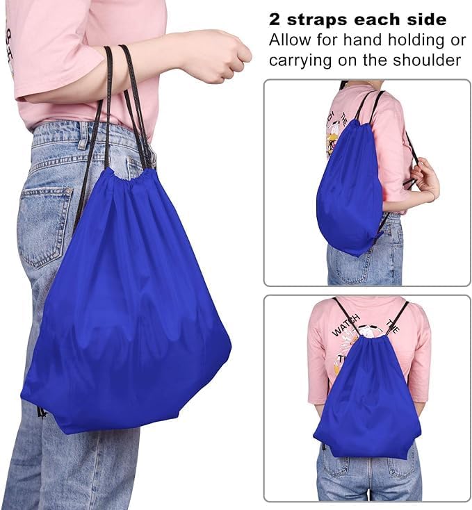 4Pcs Drawstring Backpack Bags Sports Cinch Sack String Backpack Storage Bags for Gym Traveling V1259-DP01-A-3835