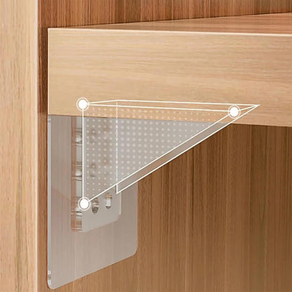 12Pcs Punch Free Shelf Support Peg, Self Adhesive Support Shelf Bracket, Strong Load Bearing for Shelves V1259-DP01-A-3837