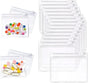 14 Pcs Zippered Pill Pouch Bags, Slide Lock Clear Plastic Mini Bags, Small Objects - Self-Sealing, Reusable, V1259-DP01-A-3838