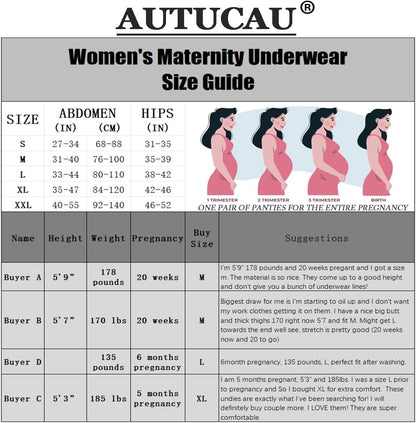 Maternity Cotton Underwear High Waist Adjustable Pregnancy Seamless Soft Hipster Panties Over Bump 4-Pack V1259-DP01-A-3843
