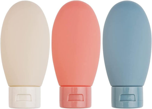 Travel Bottles, 3 PCS Travel Containers for Toiletries, Leak-Proof Refillable Squeezable Travel Bottles Set V1259-DP01-A-3855