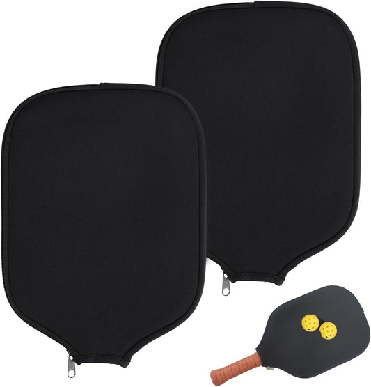 2pcs Racquet Cover for Pickleball, 8.6 x 12.2 Inch Neoprene Paddle Cover for Pickleball Racket Sleeve Storage V1259-DP01-A-3860