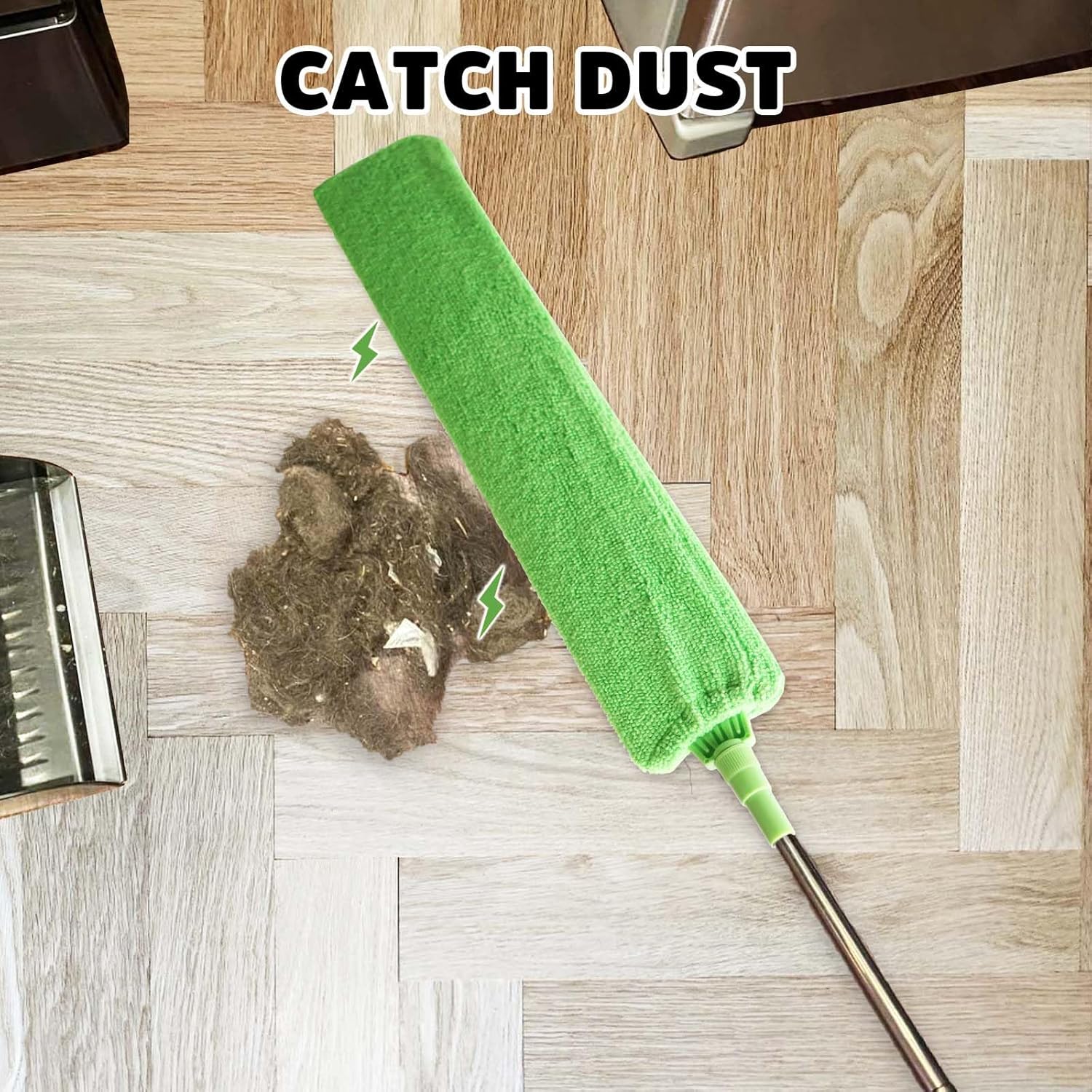 Retractable Gap Dust Cleaner Under Appliance Cleaning Tool, Flat Duster for Under Refrigerator Fridge Stove V1259-DP01-A-3869