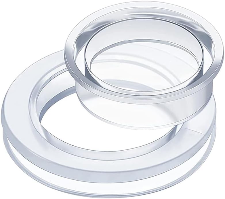 Standard Size Silicone Umbrella Hole Plug And Cap Set For Glass Outdoors Patio Table Deck Yard 2 Inch (Clear) V1259-DP01-A-3885