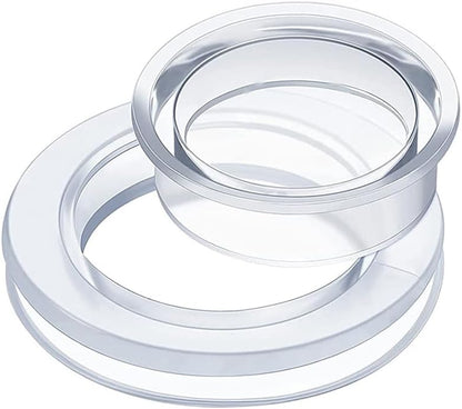 Standard Size Silicone Umbrella Hole Plug And Cap Set For Glass Outdoors Patio Table Deck Yard 2 Inch (Clear) V1259-DP01-A-3885