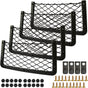 Car Campervan Storage Nets 4pcs, Elastic Van RV Mesh Storage Net Pocket with Plastic Frame, Suit for Caravan V1259-DP01-A-3886