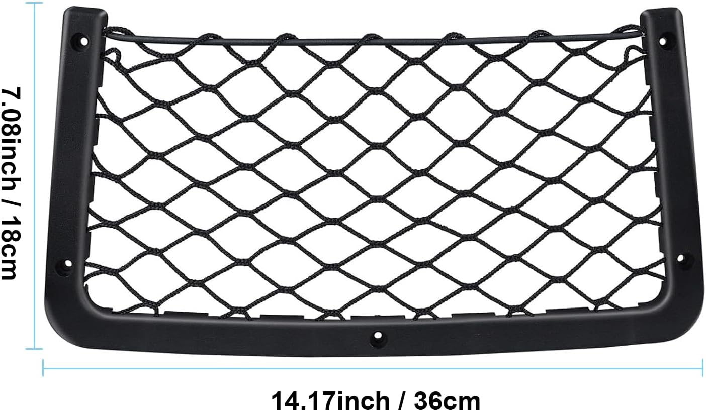 Car Campervan Storage Nets 4pcs, Elastic Van RV Mesh Storage Net Pocket with Plastic Frame, Suit for Caravan V1259-DP01-A-3886