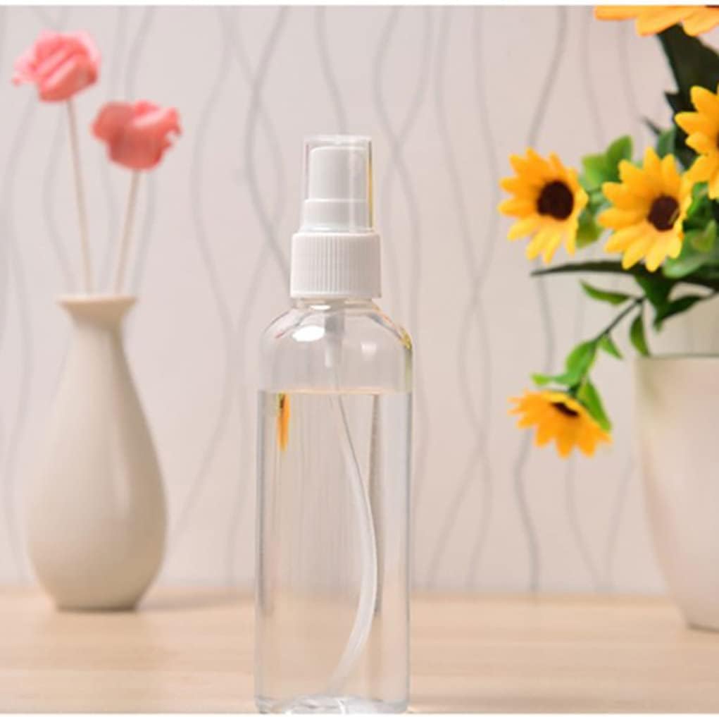 Small Spray Bottle 100ml Clear Plastic Spray Mist Bottle Refillable Travel Bottle Set for Toiletries 4PCS V1259-DP01-A-3887