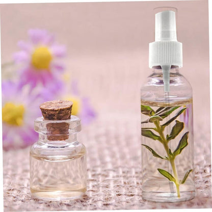 Small Spray Bottle 100ml Clear Plastic Spray Mist Bottle Refillable Travel Bottle Set for Toiletries 4PCS V1259-DP01-A-3887