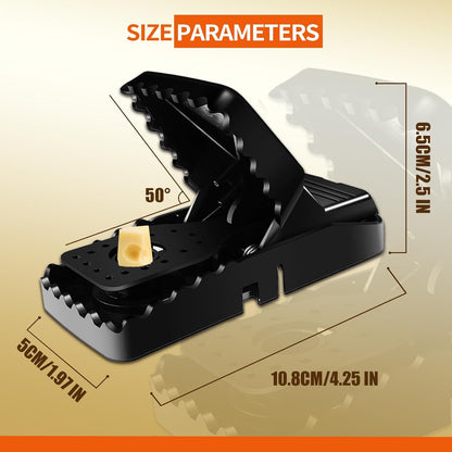 8Pack Mouse Trap, Mice Traps Indoor and Outdoor, Humane Small Mouse Snap Trap, Reusable Mouse Catcher Easy to V1259-DP01-A-3892
