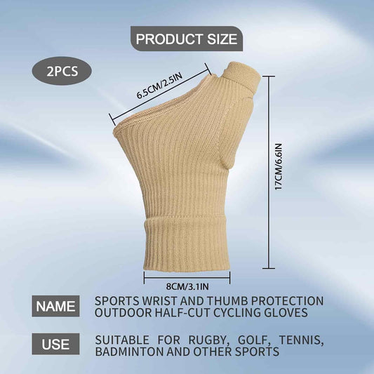 Thumb Brace - 2 Pairs Therapy Gloves Gel Hand Wrist Support Brace Arthritis Compression for Thumb Arthritis, V1259-DP01-A-3894