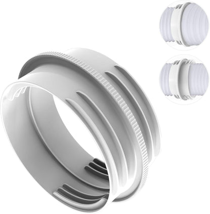 Portable Air Conditioner Exhaust Hose Connector, Both 5.1"/5.9" Exhasut Vent Hoses with Clockwise & Counter V1259-DP01-A-3896