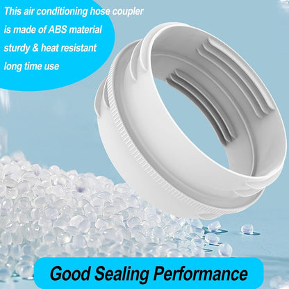 Portable Air Conditioner Exhaust Hose Connector, Both 5.1"/5.9" Exhasut Vent Hoses with Clockwise & Counter V1259-DP01-A-3896