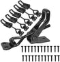 6 Pack Adjustable Toggle Clamp, Black Pull Latch,Heavy Duty Toggle Latch Hasp Clamp,4001 Lockable Quick V1259-DP01-A-3905