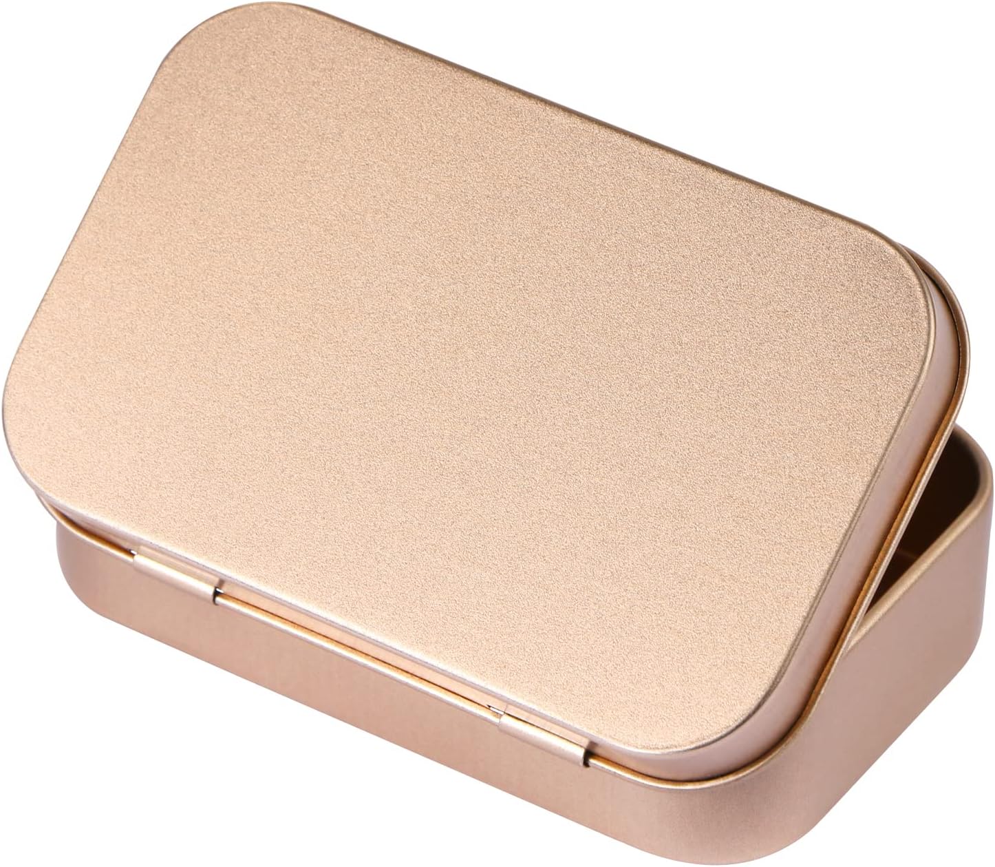 3 Pack Metal Rectangular Hinged Tins Box with Lid Mini Portable Box Empty Craft Containers Small Storage Kit V1259-DP01-A-3907