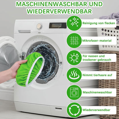8Pcs Reusable Mop Pads Compatible with Swiffer Sweeper Mop, Dry Sweeping Cloths, Washable Microfiber Wet Mop V1259-DP01-A-3911