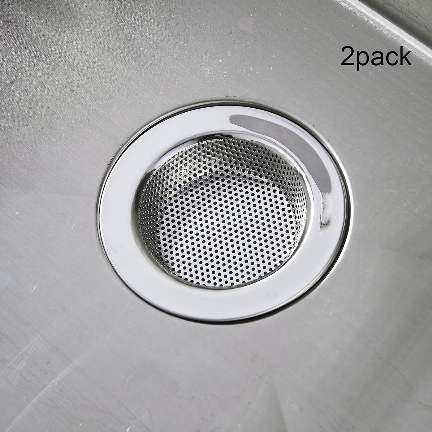 Kitchen Sink Strainer Stainless Steel, Kitchen Sink Drain Strainer, Sink Strainers for Kitchen Sinks with V1259-DP01-A-3921