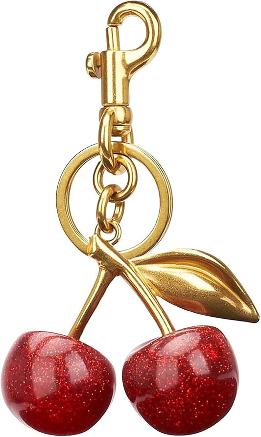 Cherry Bag Charm Purse Charms Keychain- Car Cherry Accessories keychians Gifts for Women Mom Daughter Gifts V1259-DP01-A-3953
