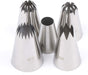 Large Icing Piping Tips Set 5PCS - Extra Large Icing Tips, Star Pastry Tips, French Star Tube, Plain Tube V1259-DP01-A-3959