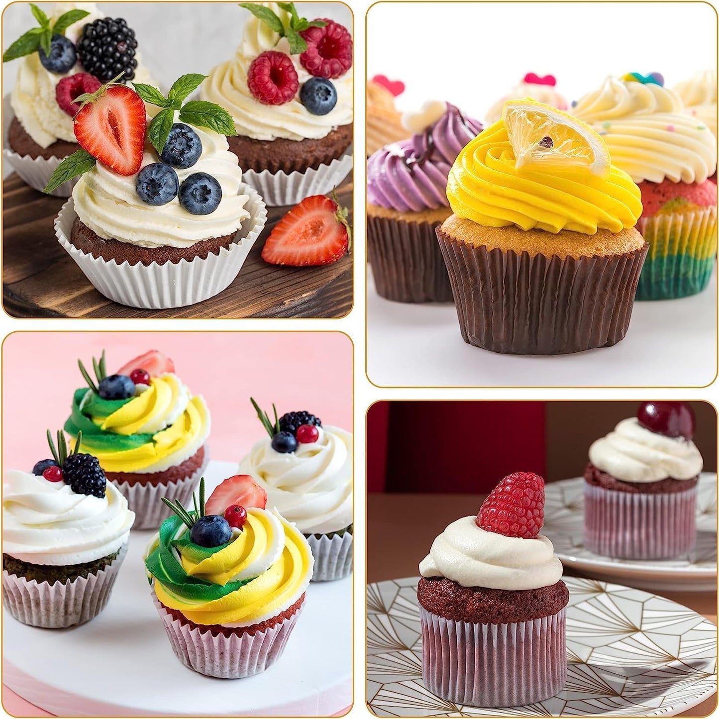 Large Icing Piping Tips Set 5PCS - Extra Large Icing Tips, Star Pastry Tips, French Star Tube, Plain Tube V1259-DP01-A-3959