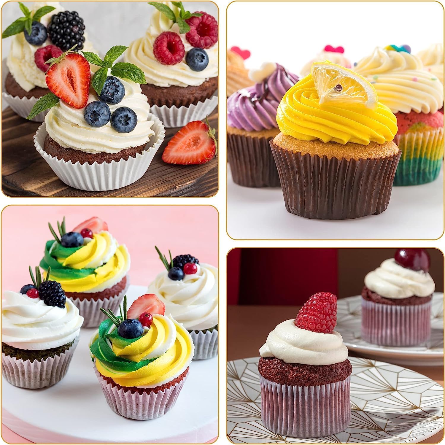 Large Icing Piping Tips Set 5PCS - Extra Large Icing Tips, Star Pastry Tips, French Star Tube, Plain Tube V1259-DP01-A-3959