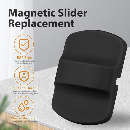 Magnetic Slider Replacement for Yeti, 5 Pcs Lid Slider Push Block Parts for Yeti Rambler, Ozark Trail, 10 oz, V1259-DP01-A-3962