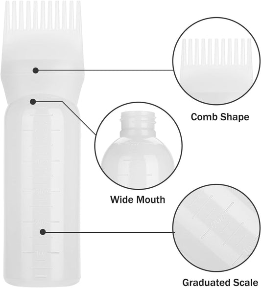 Hair Oil Applicator Bottle, 160ml Root Comb Applicator Bottle Lightweight Oil Bottle for Hair for Scalp V1259-DP01-A-3965