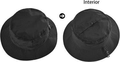 Men Women Outdoor Bucket Hat Quick Dry Packable Boonie Hat UV Protection Sun Hat V1259-DP01-A-3977