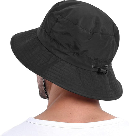 Men Women Outdoor Bucket Hat Quick Dry Packable Boonie Hat UV Protection Sun Hat V1259-DP01-A-3977