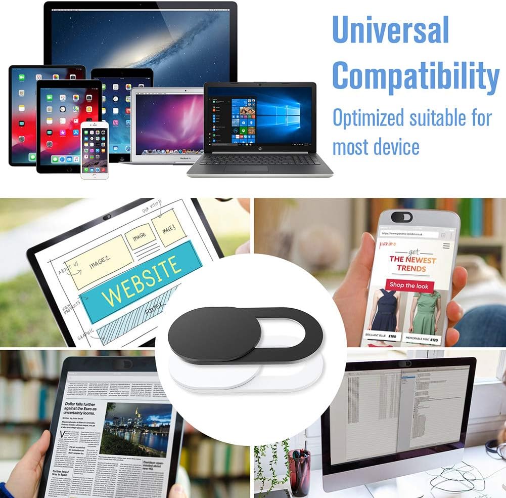 Webcam Cover Slide,[6 Pack] Ultra-Thin Laptop Web Camera Cover Compatible with V1259-DP01-A-3979
