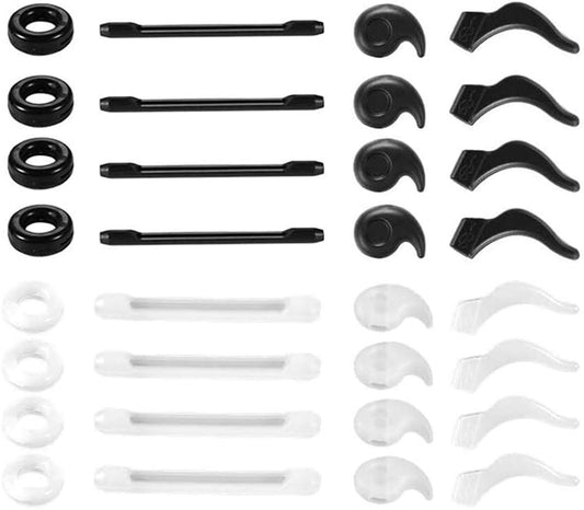16 Pairs Eyeglasses Retainers, Premium Silicone Anti-Slip Eyeglass Holder, Comfort Ear Grip Hooks Protectors V1259-DP01-A-3985