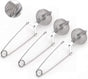 Snap Ball Tea Strainer, 3 Pack Premium Stainless Steel Tea Infuser with Handle for Loose Leaf Tea Fine Mesh V1259-DP01-A-3989