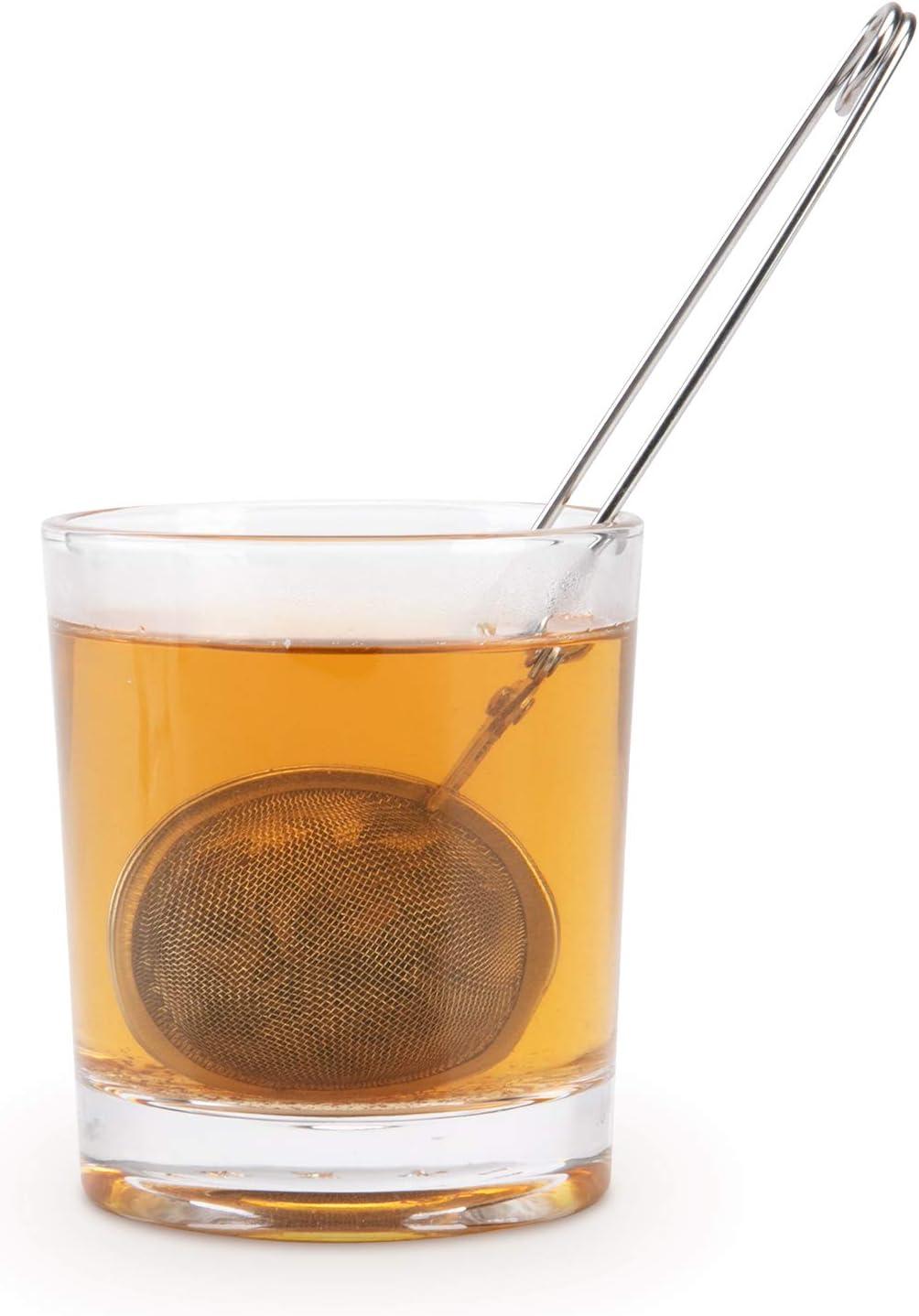 Snap Ball Tea Strainer, 3 Pack Premium Stainless Steel Tea Infuser with Handle for Loose Leaf Tea Fine Mesh V1259-DP01-A-3989