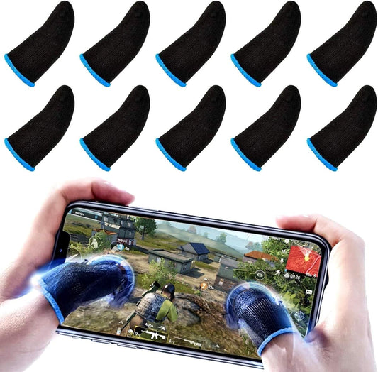 PUBG Mobile Finger Sleeves for Mobile Gaming | Pack of 10 | Thumb Sleeves for Mobile Gaming | PUBG COD V1259-DP01-A-3997