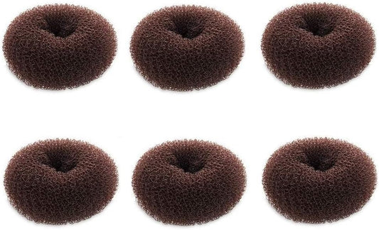 Extra Small Bun Makers for Kids, 6 PCS Chignon Donut Sock Forms for Girls, Mini Doughnut Shapers for Short V1259-DP01-A-4009