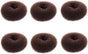 Extra Small Bun Makers for Kids, 6 PCS Chignon Donut Sock Forms for Girls, Mini Doughnut Shapers for Short V1259-DP01-A-4009