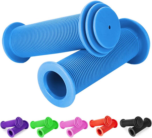 Kids Bike Grips - Kid Bicycle Grips Handlebar 22.2mm for 12"to 16"Bike with Safe Mushroom Pattern | 105mm V1259-DP01-A-4031