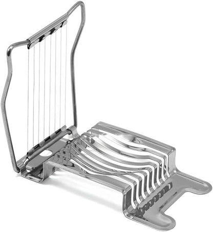 Egg Slicer, Stainless Steel Egg Slicer Cutter, Multipurpose Slicer for Egg Ham Strawberry Banana Soft Fruit V1259-DP01-A-4035