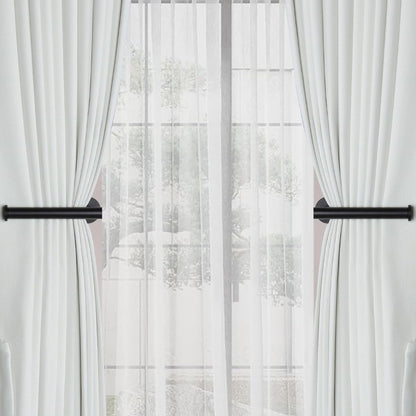 2 Pack Adhesive Curtain Holdbacks - No Drill Curtain Tie Backs & Pull Backs Curtain Holders for Drapes (2, V1259-DP01-A-4038