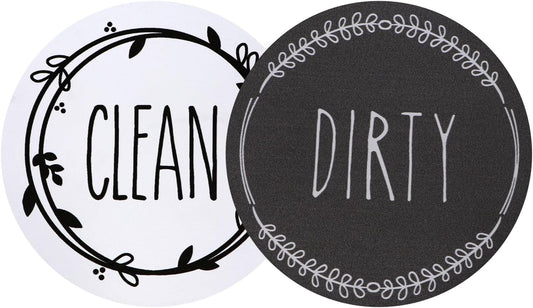 Dishwasher Magnet Clean Dirty Sign Farmhouse Dirty Clean Dish Washer Magnet Double Sided Universal Indicator V1259-DP01-A-4051