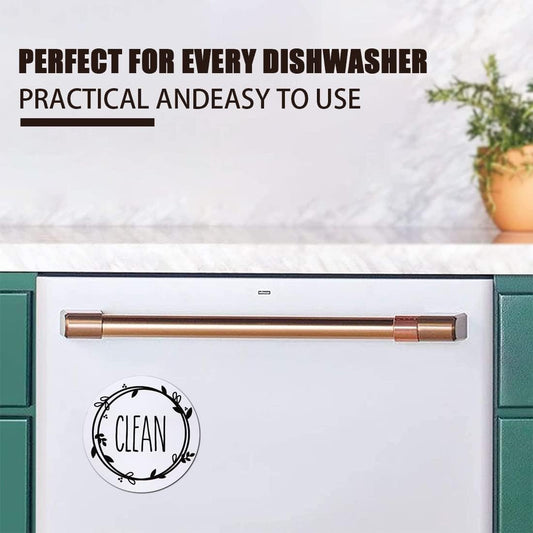 Dishwasher Magnet Clean Dirty Sign Farmhouse Dirty Clean Dish Washer Magnet Double Sided Universal Indicator V1259-DP01-A-4051