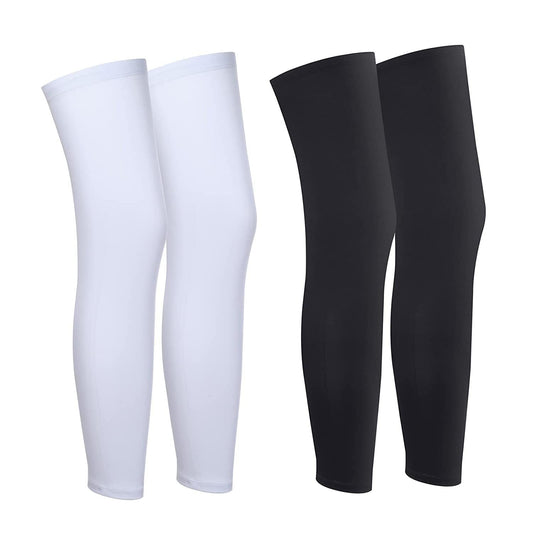 4 Pieces Sports Leg Sleeves, Breathable Sun Protection Leg Covers, Quick-Dry Full Length Leg Sleeves for Men V1259-DP01-A-4057