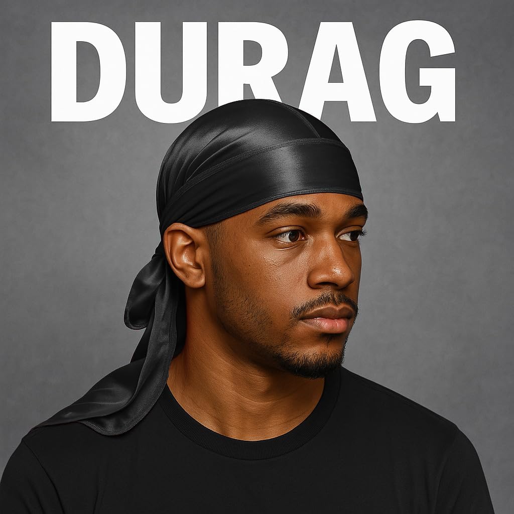 2PCS Wave Caps for Men, Compression Cap over Durags V1259-DP01-A-4069