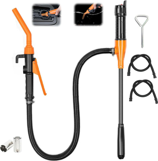 Portable Power Battery Pump, 2025 Upgrade Portable Fuel Transfer Pump Battery Operated Electric Siphon Pump V1259-DP01-A-4075