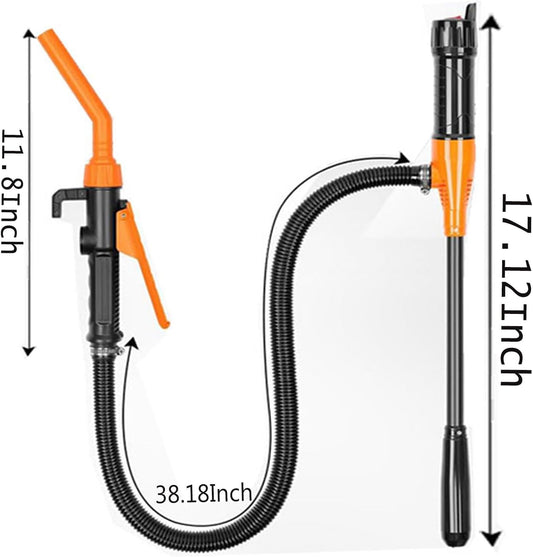 Portable Power Battery Pump, 2025 Upgrade Portable Fuel Transfer Pump Battery Operated Electric Siphon Pump V1259-DP01-A-4075
