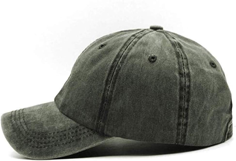 Men Women Plain Cotton Vintage Washed Twill Low Profile Baseball Cap Adjustable Distressed Dad Hat V1259-DP01-A-4100