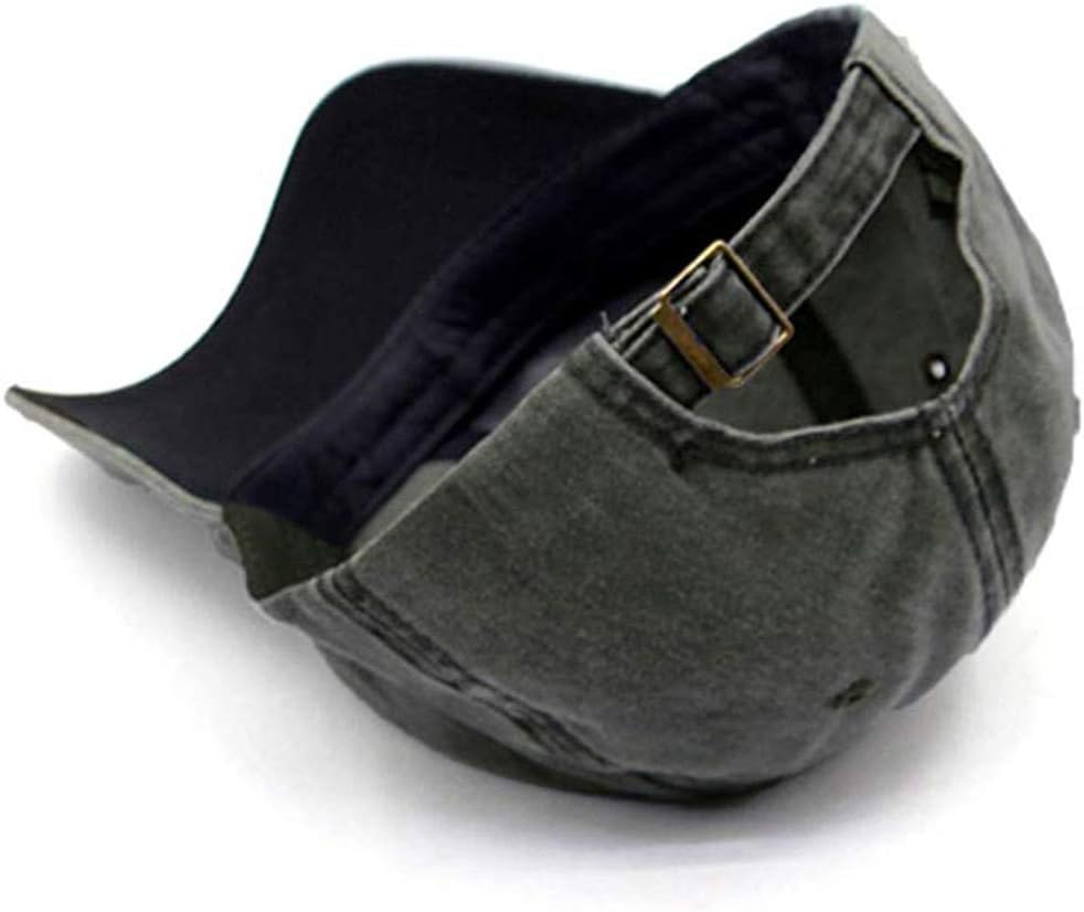 Men Women Plain Cotton Vintage Washed Twill Low Profile Baseball Cap Adjustable Distressed Dad Hat V1259-DP01-A-4100