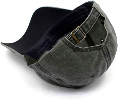 Men Women Plain Cotton Vintage Washed Twill Low Profile Baseball Cap Adjustable Distressed Dad Hat V1259-DP01-A-4100